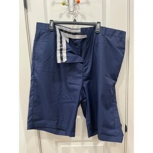 Callaway Mens Navy Blue Golf Shorts Size 46 Flat Front Polyester Performance